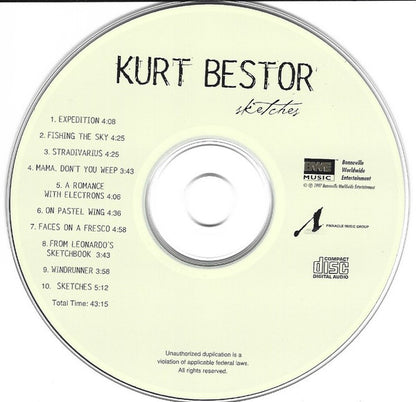 Kurt Bestor : Sketches (CD, Album)