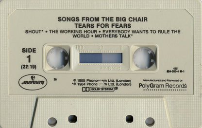 Tears For Fears : Songs From The Big Chair (Cass, Album, 35,)