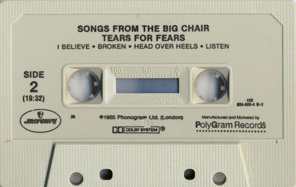 Tears For Fears : Songs From The Big Chair (Cass, Album, 35,)