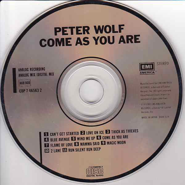 Peter Wolf : Come As You Are (CD, Album)