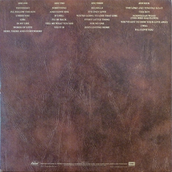 The Beatles : Love Songs (2xLP, Comp, Win)