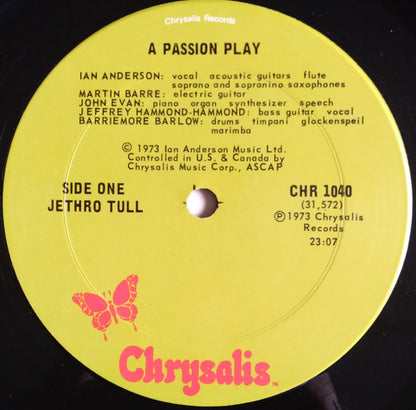 Jethro Tull : A Passion Play (LP, Album, M/Print, Gat)