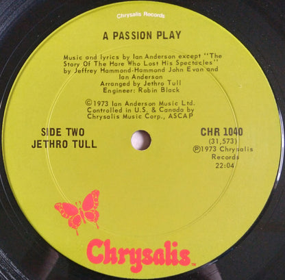 Jethro Tull : A Passion Play (LP, Album, M/Print, Gat)