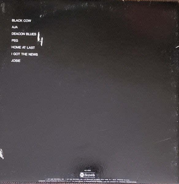 Steely Dan : Aja (LP, Album, RP, Ter)