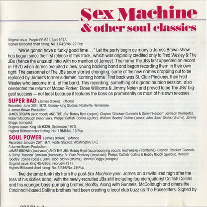 James Brown : The CD Of JB (Sex Machine And Other Soul Classics) (CD, Comp, RM)
