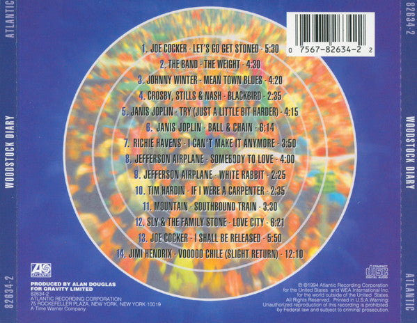 Various : Woodstock Diary (CD, Comp)