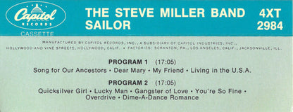 The Steve Miller Band* : Sailor (Cass, Album, Tan)