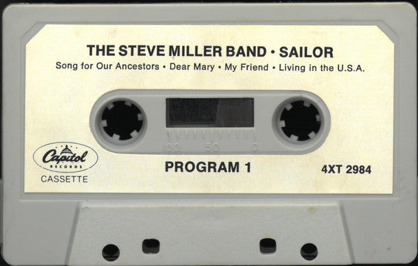 The Steve Miller Band* : Sailor (Cass, Album, Tan)