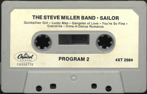 The Steve Miller Band* : Sailor (Cass, Album, Tan)