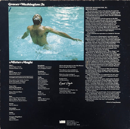 Grover Washington, Jr. : Mister Magic (LP, Album, Mon)