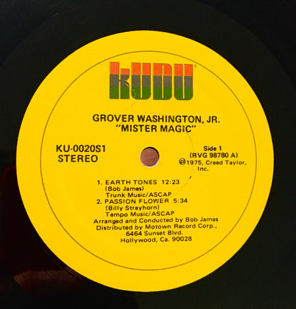 Grover Washington, Jr. : Mister Magic (LP, Album, Mon)