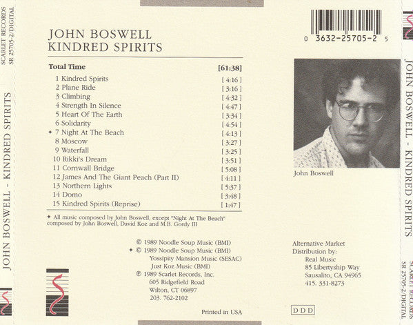 John Boswell : Kindred Spirits (CD)