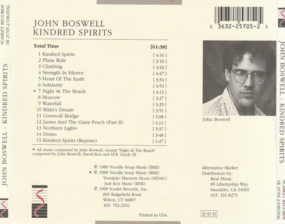 John Boswell : Kindred Spirits (CD)
