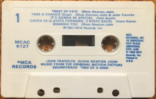 Various : Two Of A Kind - Music From The Original Motion Picture Soundtrack (Cass, Album)