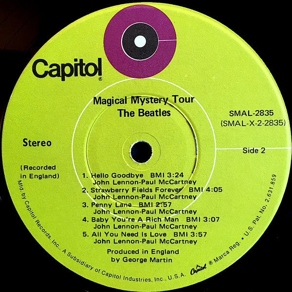 The Beatles : Magical Mystery Tour (LP, Album, RE, Win)
