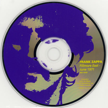 Frank Zappa / The Mothers : Fillmore East, June 1971 (CD, Album, Club, RE, RM)