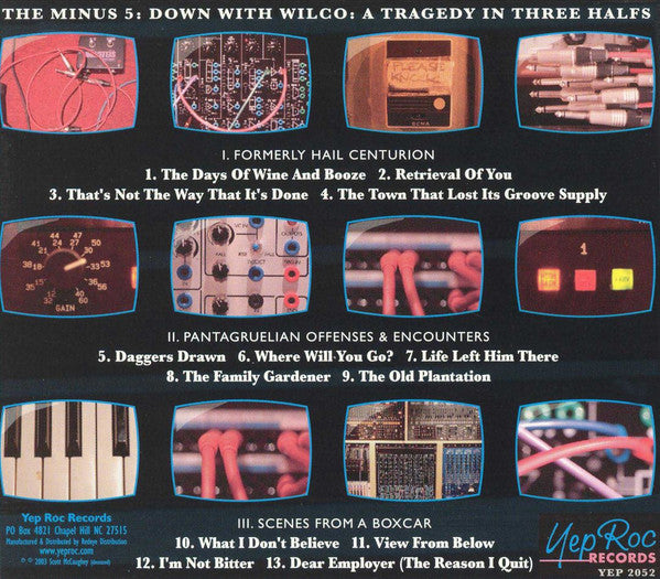 The Minus 5 : Down With Wilco: A Tragedy In Three Halfs (CD, Album, Sli)