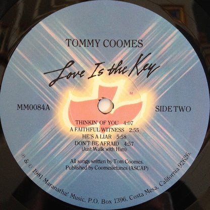 Tommy Coomes : Love Is The Key (LP, Album)