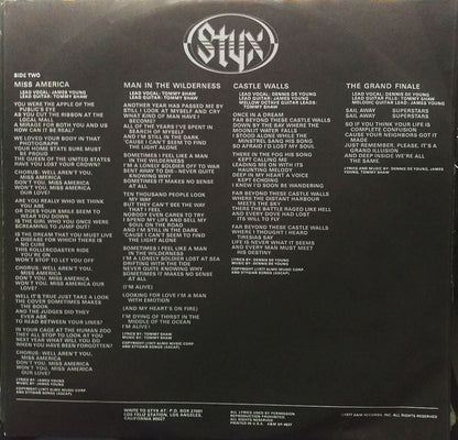 Styx : The Grand Illusion (LP, Album, Pit)