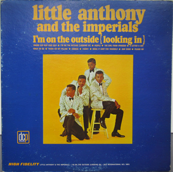 Little Anthony And The Imperials* : I'm On The Outside (Looking In) (LP, Album, Mono, Pit)