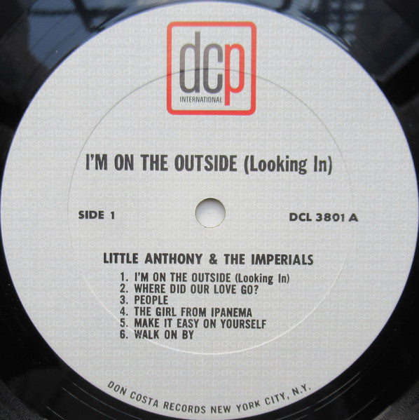 Little Anthony And The Imperials* : I'm On The Outside (Looking In) (LP, Album, Mono, Pit)