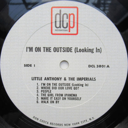 Little Anthony And The Imperials* : I'm On The Outside (Looking In) (LP, Album, Mono, Pit)