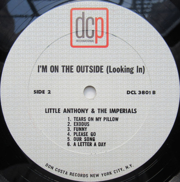 Little Anthony And The Imperials* : I'm On The Outside (Looking In) (LP, Album, Mono, Pit)