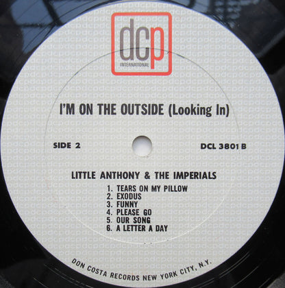 Little Anthony And The Imperials* : I'm On The Outside (Looking In) (LP, Album, Mono, Pit)