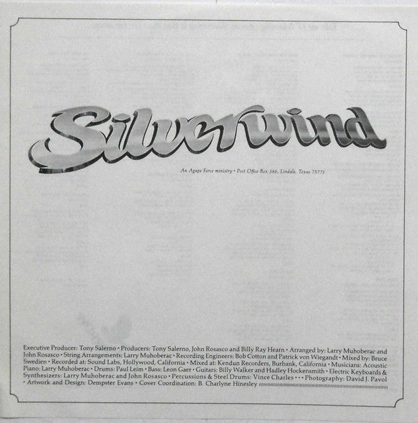 Silverwind : Silverwind (LP)