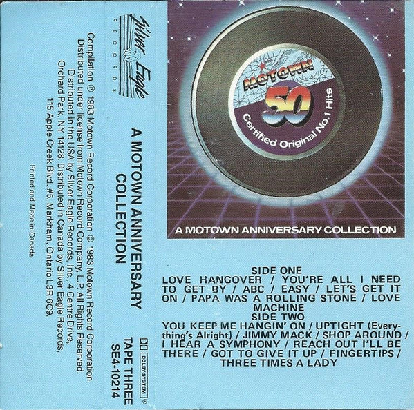Various : A Motown Anniversary Collection (3xCass, Comp)