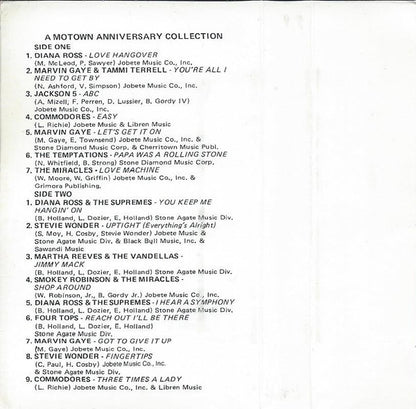 Various : A Motown Anniversary Collection (3xCass, Comp)