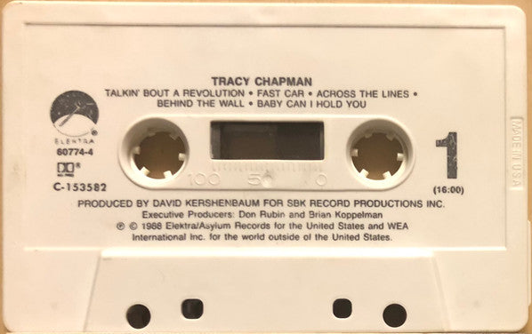 Tracy Chapman : Tracy Chapman (Cass, Album, Club, BMG)