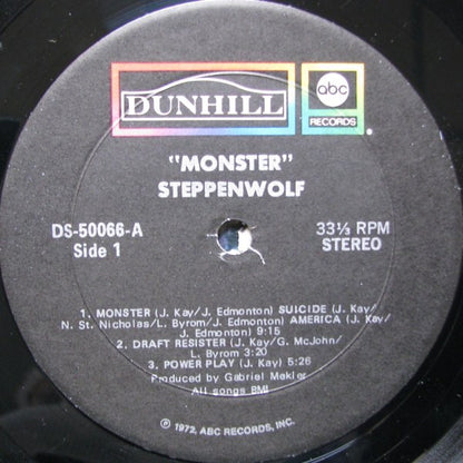 Steppenwolf : Monster (LP, Album, RE, TSM)