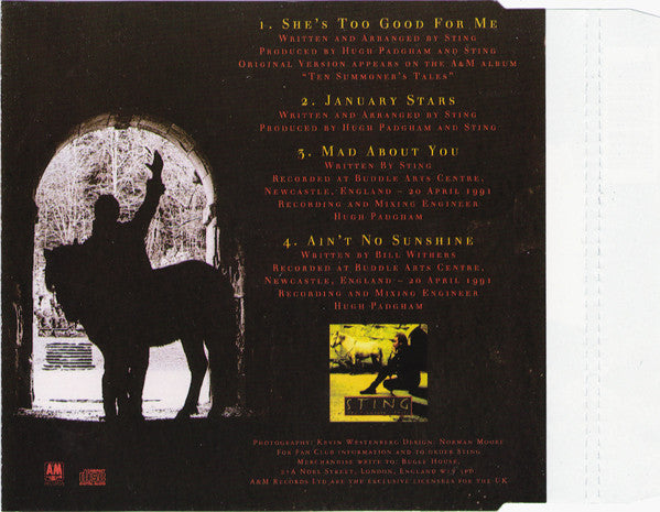 Sting : She's Too Good For Me (CD, Maxi)