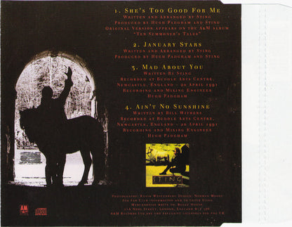 Sting : She's Too Good For Me (CD, Maxi)