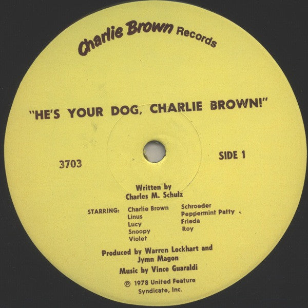 Charles M. Schulz : He's Your Dog, Charlie Brown (LP, Gat)