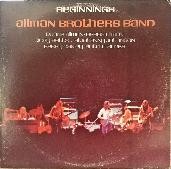 The Allman Brothers Band : Beginnings (2xLP, Comp, Pit)
