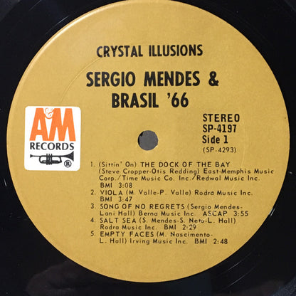 Sergio Mendes & Brasil '66* : Crystal Illusions (LP, Album, Pit)