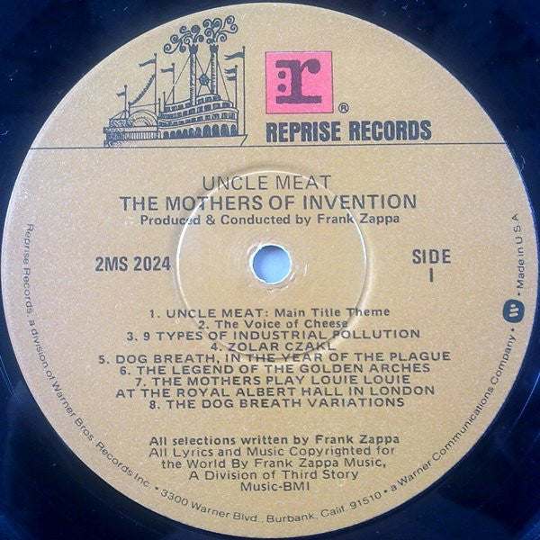 The Mothers Of Invention* : Uncle Meat (2xLP, Album, RE, Gat)