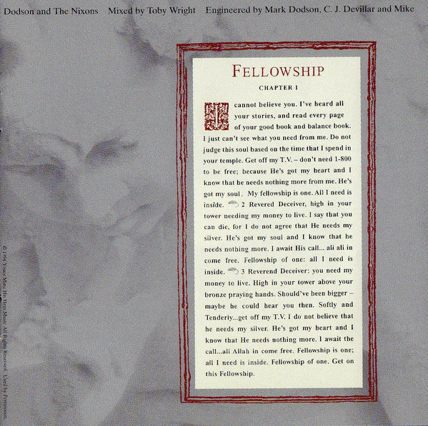 The Nixons : Foma (CD, Club, RP)