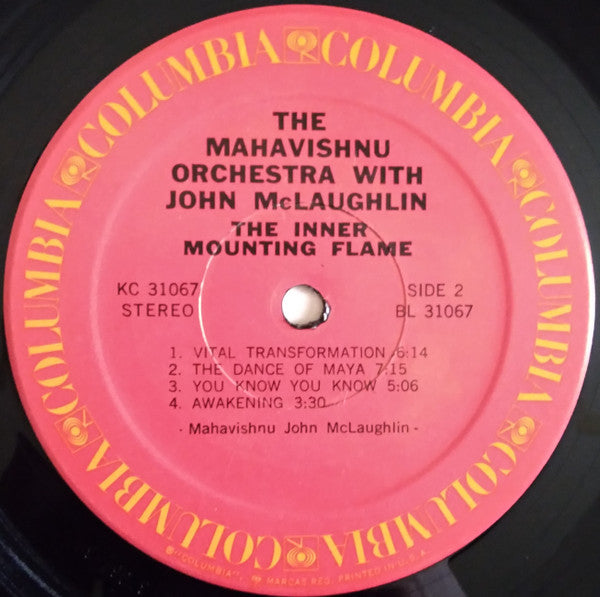 Mahavishnu Orchestra With John McLaughlin : The Inner Mounting Flame (LP, Album, Pit)