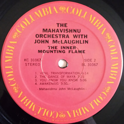 Mahavishnu Orchestra With John McLaughlin : The Inner Mounting Flame (LP, Album, Pit)