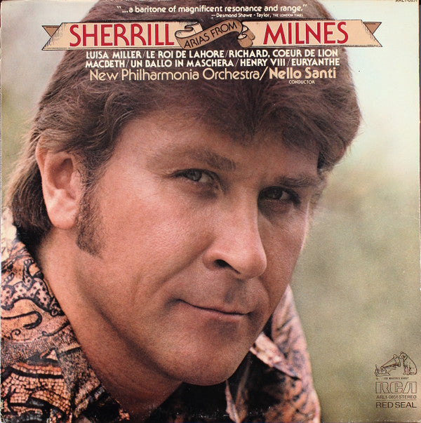 Sherrill Milnes, New Philharmonia Orchestra, Nello Santi : Arias (LP)
