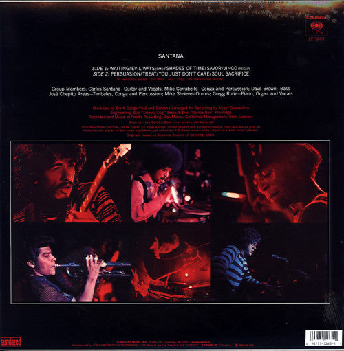 Santana : Santana (LP, Album, RE, RM)