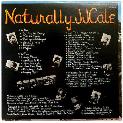 J.J. Cale : Naturally (LP, Album, Jac)