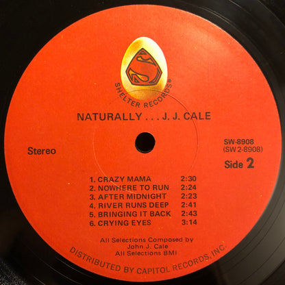 J.J. Cale : Naturally (LP, Album, Jac)