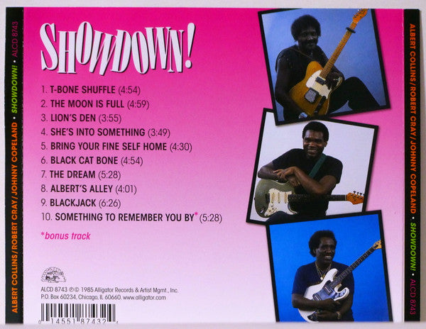Albert Collins / Robert Cray / Johnny Copeland : Showdown! (CD, Album, RM)