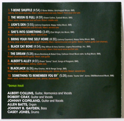 Albert Collins / Robert Cray / Johnny Copeland : Showdown! (CD, Album, RM)