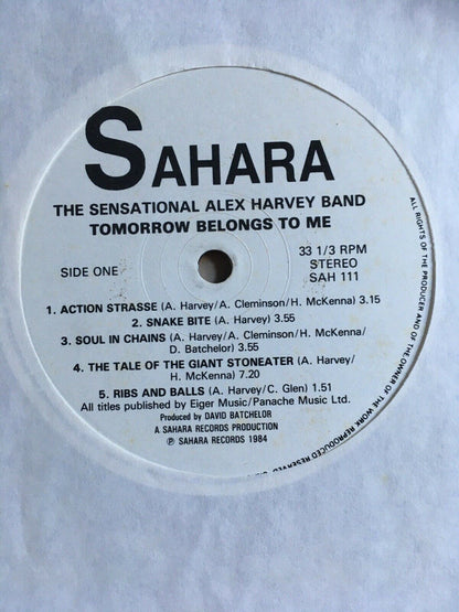 The Sensational Alex Harvey Band : Tomorrow Belongs To Me (LP, Album, RE)