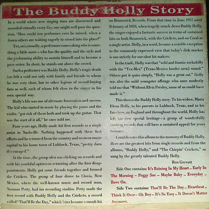 Buddy Holly And The Crickets (2) : The Buddy Holly Story (LP, Album, Comp, Mono)